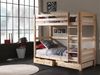 Etagenbett Karolina 210x105x182 Hochbett Massivholz natur Bild 2