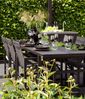 Gartenstuhl Vevi aus Aluminium, modern mit U-Fuß, schwarz, pflegeleicht für Outdoor Bild 4