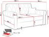 Schlafsofa Sofa Viva Roma III (Farbe: Kronos 19) Bild 5