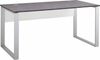 Germania Schreibtisch 4150-261 GW-Altino in Weiß/Basalto-Dunkel, 160 x 75 x 80 cm (BxHxT) Bild 1