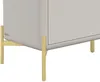 Vente-unique - LYBAKA Sideboard Holz, Platte Beige - B 40 cm x H 82 cm x L 180 cm Bild 5