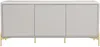 Vente-unique - LYBAKA Sideboard Holz, Platte Beige - B 40 cm x H 82 cm x L 180 cm Bild 2