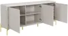 Vente-unique - LYBAKA Sideboard Holz, Platte Beige - B 40 cm x H 82 cm x L 180 cm Bild 4