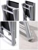 Garten Klapphocker / Fußhocker Aluminium - Textilen Anthrazit Bild 3