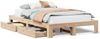 vidaXL Massivholzbett ohne Matratze 135x190 cm Kiefernholz 3309014 Bild 2