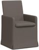 vidaXL Esszimmerstühle 2 pcs Hellgrau 57 x 67 x 95 cm Leinen 42017901 Bild 2