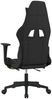 Gaming-Stuhl mit Fußstütze Schwarz und Gelb Stoff, Drehbar [3143746] Bild 5