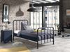 Vipack 'BRONXX' Metallbett, Blau matt, 90x200 cm Bild 3
