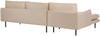 Ecksofa 4-Sitzer VINTERBRO Samtstoff Beige rechtsseitig Bild 5