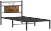 vidaXL Bettgestell ohne Matratze Räuchereiche 90x190 cm Holzwerkstoff 4106735 Bild 5