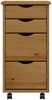 vidaXL Rollschrank mit Schubladen MOSS Honigbraun Massivholz Kiefer 355903 Bild 4