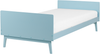 Bett mit Lattenrost BONNAC 90 x 200 cm Holz Hellblau Bild 1