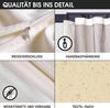 BRAST 'Infinity' Pavillon inkl. Moskitonetz und LED-Beleuchtung, wasserdicht, stabil, UV-Schutz, Aluminium, Beige, 4x4 m, mit Beleuchtung Bild 5