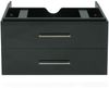 Premium Waschbeckenunterschrank HWC-D16, Waschtischunterschrank Waschtisch Badmöbel, hochglanz 90cm ~ schwarz Bild 4