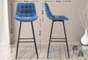 CLP Barhocker Dartford,blau Stoff Bild 2
