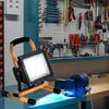 2er Set LED Baustrahler, schwarz gelb, Spot schwenkbar Bild 5