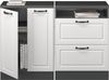Küchenschrank für Dachschrägen R-Line Weiß Landhaus 120 cm 2er Set Schrankkorpuss 60 cm Tiefe Vicco Bild 5