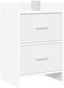 vidaXL Nachttische 2 pcs Weiß 40 x 30 x 60 cm Holzwerkstoff 8010964 Bild 2