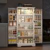 MODFU Sideboard Moderner Buffetschrank,mit Türen (Multifunktionaler weißer Küchenschrank mit LED-Sensorleuchte, höhenverstellbaren Böden & Kippschutz, 1 St) Bild 2