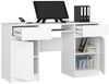 Raumhirsch Furniture Schreibtisch moderner Bürotisch 135 cm mit Tastaturauszug, viel Stauraum, Hochwertiger Schreibtisch mit Stauraum - 135 cm Bild 3