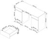Raumhirsch Furniture Schreibtisch moderner Bürotisch 135 cm mit Tastaturauszug, viel Stauraum, Hochwertiger Schreibtisch mit Stauraum - 135 cm Bild 4