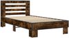 vidaXL Bettgestell mit Kopfteil Geräucherte Eiche 80 x 200 cm 8009102 Bild 3