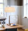 Nordlux DICTE 53 Pendelleuchte weiß Textil E27 dimmbar 53x53x29cm Bild 3