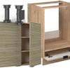 Eckküche Fame-Line Eiche Paneel/Goldkraft Eiche 287 x 46 cm ohne Arbeitsplatte Vicco Bild 5