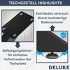Tischgestell Metall KRYT Schwarz matt inkl. Schrauben + Bodenschoner Tischbein Tischkufe Tischgestell für Holztisch Esstisch Schreibtisch Sitzbank 71x120x68cm Bild 3