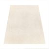KADIMA DESIGN Teppich waschbar Struktur Wohnzimmer schmutzabweisend Teppich Kurzflor, Rechteckig, Höhe: 16 mm, Florhöhe: 12 mm, 100% Polyester, Rechteckig, 80x150 cm, Creme Bild 2