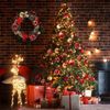 ABC 44-teiliges Dekokranz-Set, für Weihnachten, rot, Kunststoff / PVC, 15 x 15 x 30 cm Bild 2
