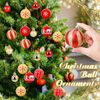 ABC 44-teiliges Dekokranz-Set, für Weihnachten, rot, Kunststoff / PVC, 15 x 15 x 30 cm Bild 3