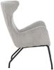 SalesFever Relaxsessel Sessel mit Texturstoff in Grau Bild 3