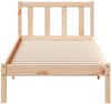 vidaXL Massivholzbett Extra Lang ohne Matratze 100x210 cm Kiefernholz 852432 Bild 4