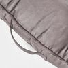 Homescapes Sitzkissen Sofa-Auflage 100 x 48 cm mit Veloursbezug – dickes Sitzkissen grau Bild 4