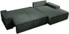 Vente-unique - AMELIA Sofa StoffSamt Grün - B 167 cm x H 85 cm x L 297 cm Bild 4