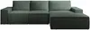 Vente-unique - AMELIA Sofa StoffSamt Grün - B 167 cm x H 85 cm x L 297 cm Bild 2
