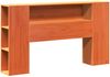 vidaXL Massivholzbett ohne Matratze Wachsbraun 135x190 cm Massivholz 3323895 Bild 4