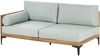 Beliani 'CAVEZZO' Ecksofa, Akazienholz grau, 254x150x77 cm Bild 4