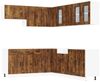 vidaXL 11-tlg. Küchenschrank-Set Kalmar Räuchereiche Holzwerkstoff 3314916 Bild 2
