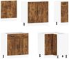 vidaXL 11-tlg. Küchenschrank-Set Kalmar Räuchereiche Holzwerkstoff 3314916 Bild 4