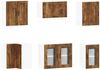 vidaXL 11-tlg. Küchenschrank-Set Kalmar Räuchereiche Holzwerkstoff 3314916 Bild 5