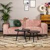 Bronx71 Design Sofa Vegas 2,5-Sitzer Chenille rosa Bild 3