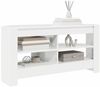 vidaXL EckTVSchrank Hochglanz Weiß 102 x 40,5 x 45 cm Holzwerkstoff 889779 Bild 3