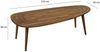 Dmora Wohnzimmertisch Eugenia, Niedriger Wohnzimmertisch, Kaffeeregal, Couchtisch für Sofa, 115x50h38 cm, Nussbaum Bild 3