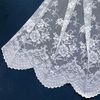 Weckbrodt Gardine Siena (1 St), Kräuselband, halbtransparent, Polyester, Jacquard, strukturiert, Allover,Floral,halbtransparent, Bordüre, Store Bild 3