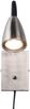 Flexible Leselampe WANDA, Wandleuchte mit & ohne Stecker, Silber matt Bild 5