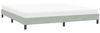 vidaXL Bettgestell ohne Matratze Hellgrau 200x210 cm Samt 4101373 Bild 4