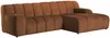Vente-unique - BELADON Sofa Stoff Rot - B 176 cm x H 85 cm x L 272 cm Bild 3