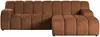 Vente-unique - BELADON Sofa Stoff Rot - B 176 cm x H 85 cm x L 272 cm Bild 2